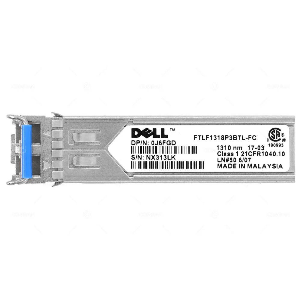 J6FGD  DELL OPTICAL TRANSCEIVER MODULE 1G SFP LC SMF 1310NM 10KM