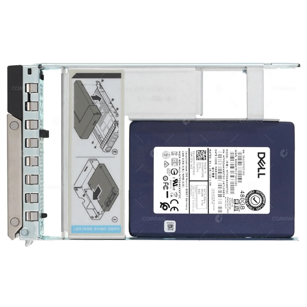 3DCP0 G14 LFF  DELL 480GB 6G SATA 3.5 LFF SSD G14