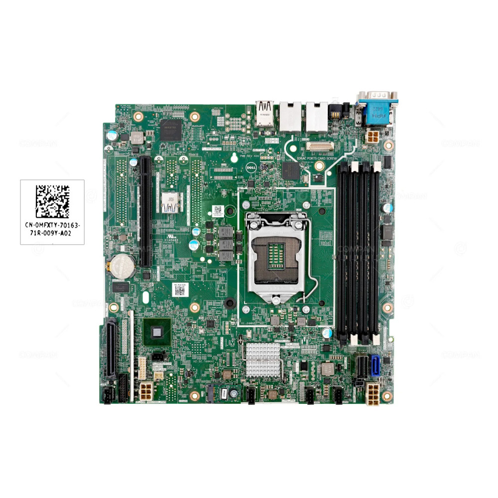 MFXTY  DELL MAINBOARD SOCKET LGA1151 4 DDR4 RAM SLOTS FOR R230