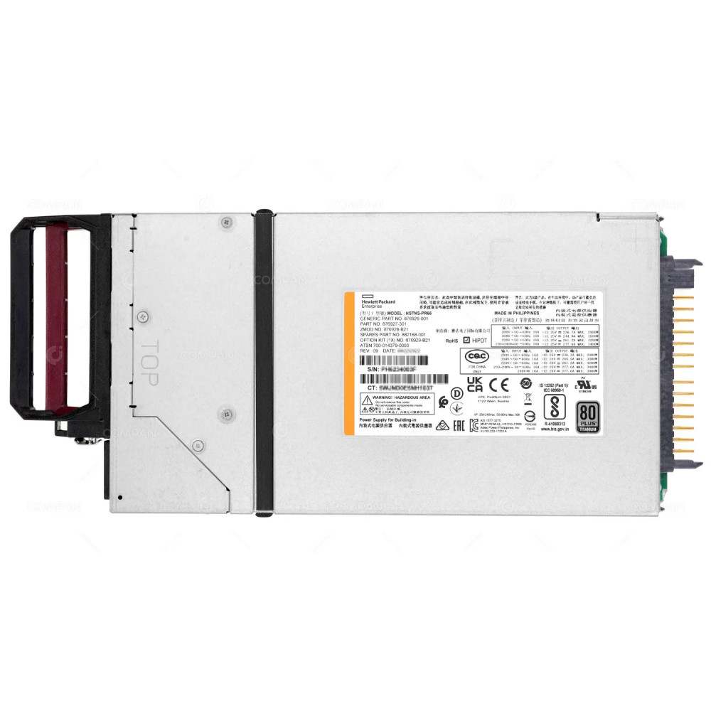882168-001 HP HSTNS-PR66 3400W 80+ TITANIUM POWER SUPPLY FOR SYNERGY 12000 FRAME