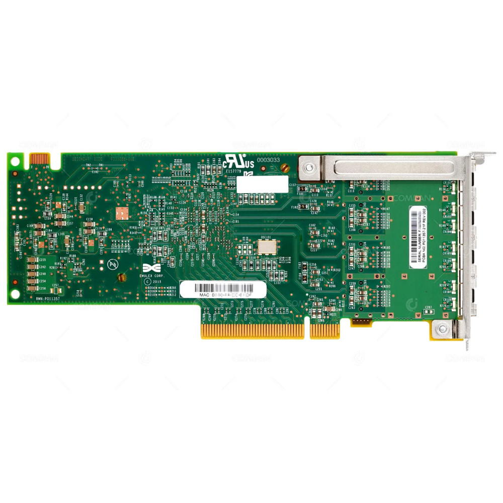 00WY984 IBM QUAD PORT 16GB SFP+ FC HOST ADAPTER FOR STORWIZE V7000 GEN2+ V7000F