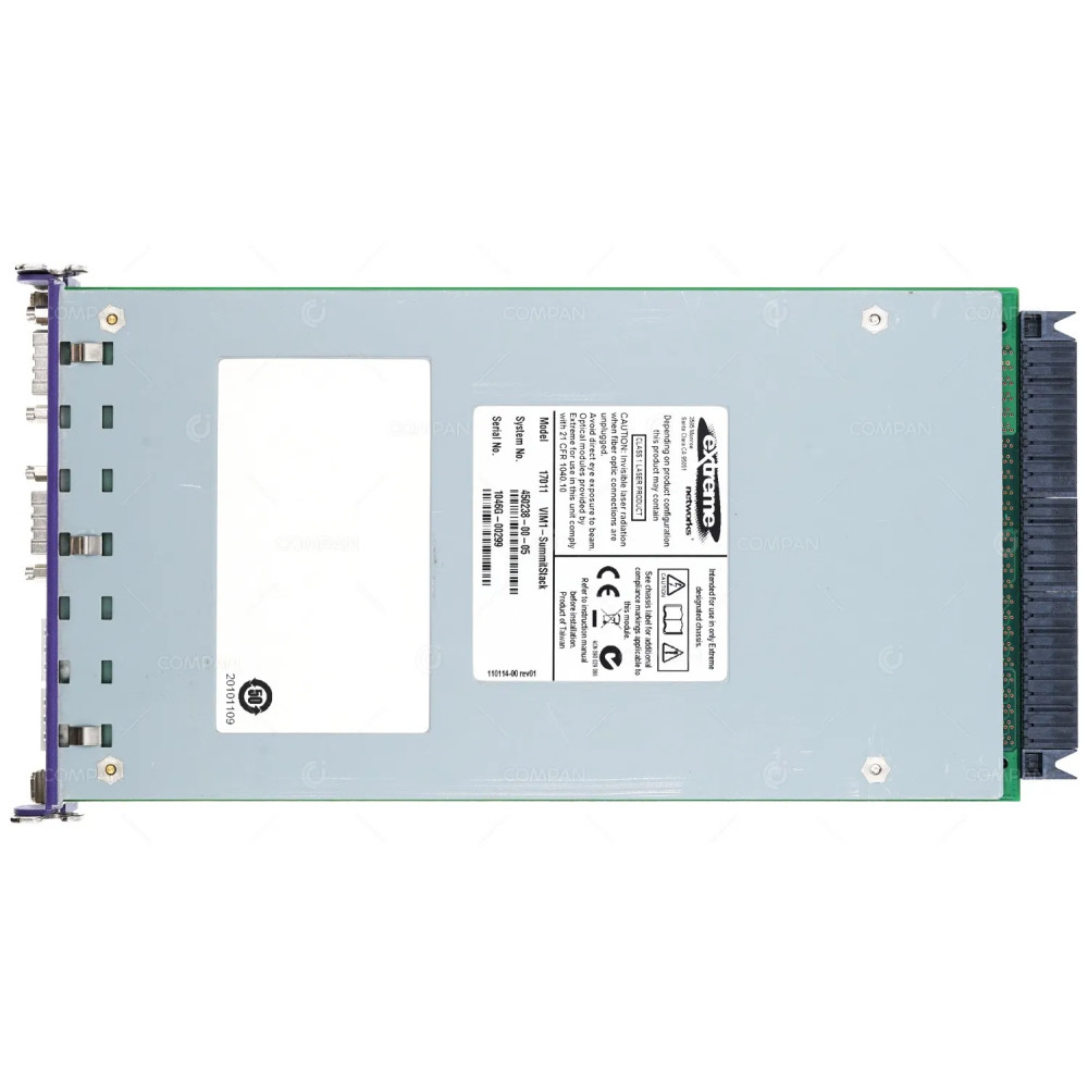 17011 EXTREME NETWORKS 2-PORT 20GB STACKING 4-PORT 1GB SFP MODULE FOR X650-24X