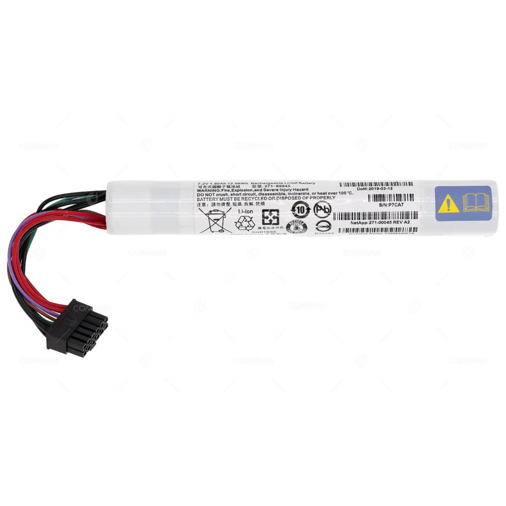 271-00045  NETAPP LI-ION BATTERY MODULE 7.2v 1.80Ah 12.98Wh FOR NETAPP AFF-A800