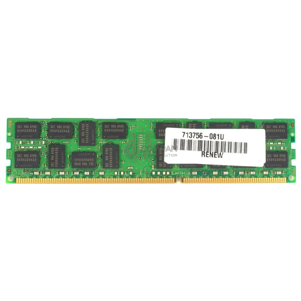 713756-081 HP DDR3 16GB 2RX4 PC3L-12800 1600MHZ RDIMM CL11