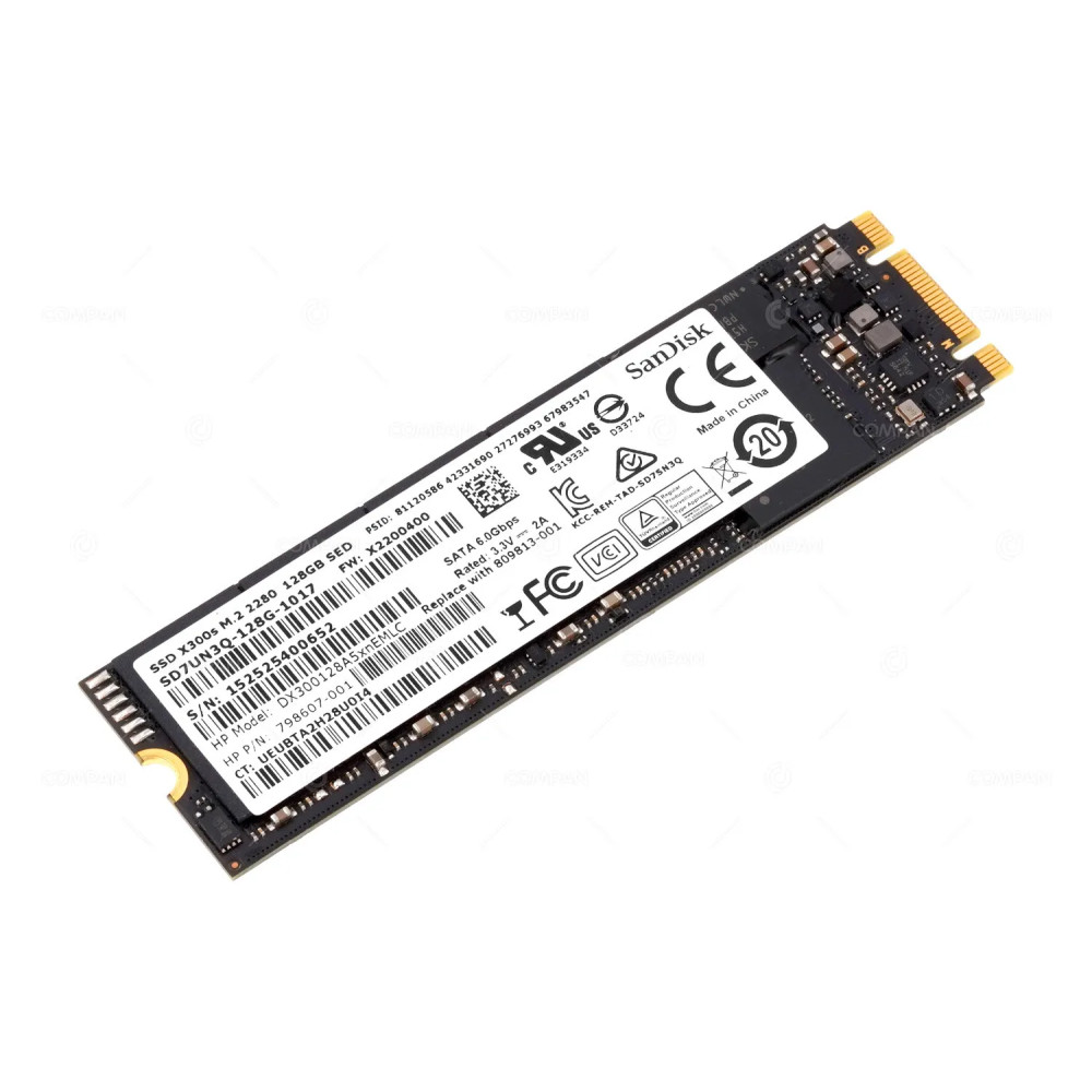 809813-001  HP SSD 128GB 6G SATA M.2 FOR 3PAR STORESERV 8200