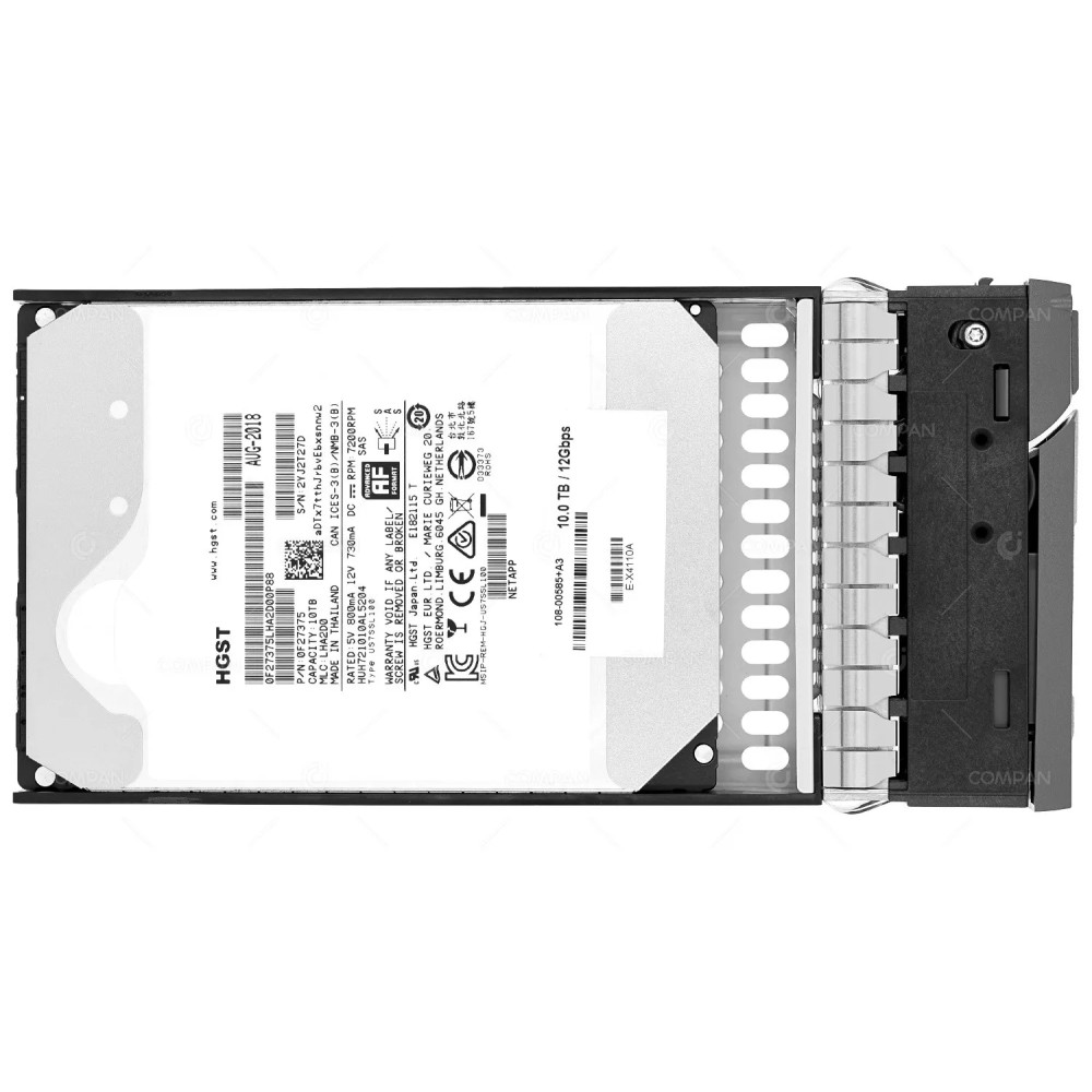 E-X4110A  NETAPP HDD 10TB 7.2K SAS 12G 3.5" LFF FOR NETAPP E2800