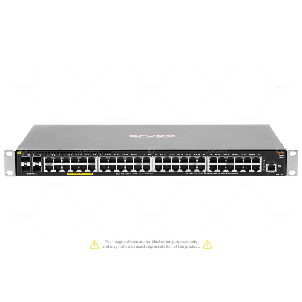 JL262A HP ARUBA 2930F 48-PORT 1GB RJ-45 370W POE+ 4-PORT 1GB SFP SWITCH
