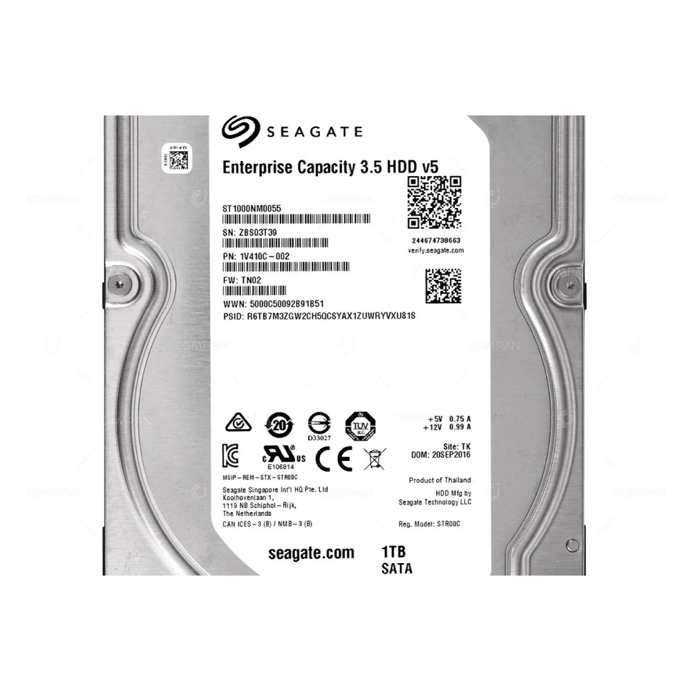 ST1000NM0055 SEAGATE HDD 1TB 7.2K SATA 6G 3.5" LFF