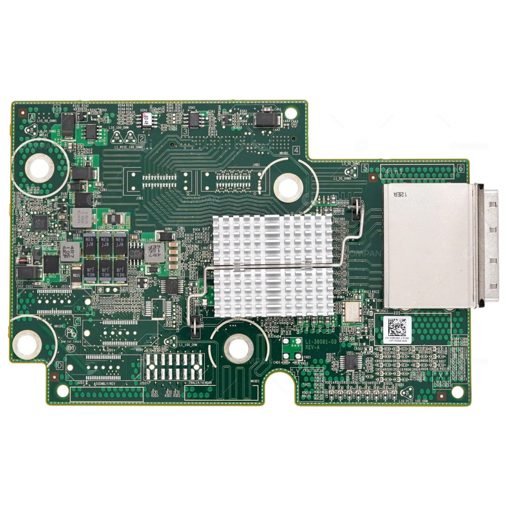 X916H  DELL DUAL PORT 6GB SAS HOST INTERFACE BOARD FOR DELL POWERVAULT MD3200