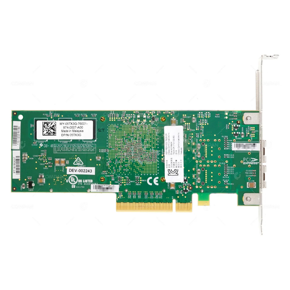 5TX3G  DELL DUAL PORT 25GB SFP28 UNIFIED WIRE ADAPTER FOR DELL COMPELLENT SC5020