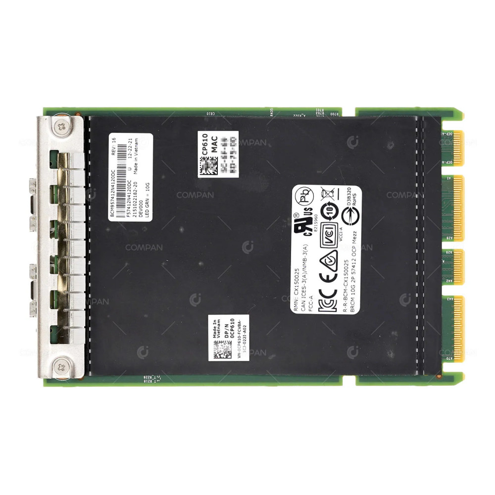 CP610  DELL  DUAL PORT 10G SFP+ OCP 3.0 NETWORK ADAPTER FOR R750