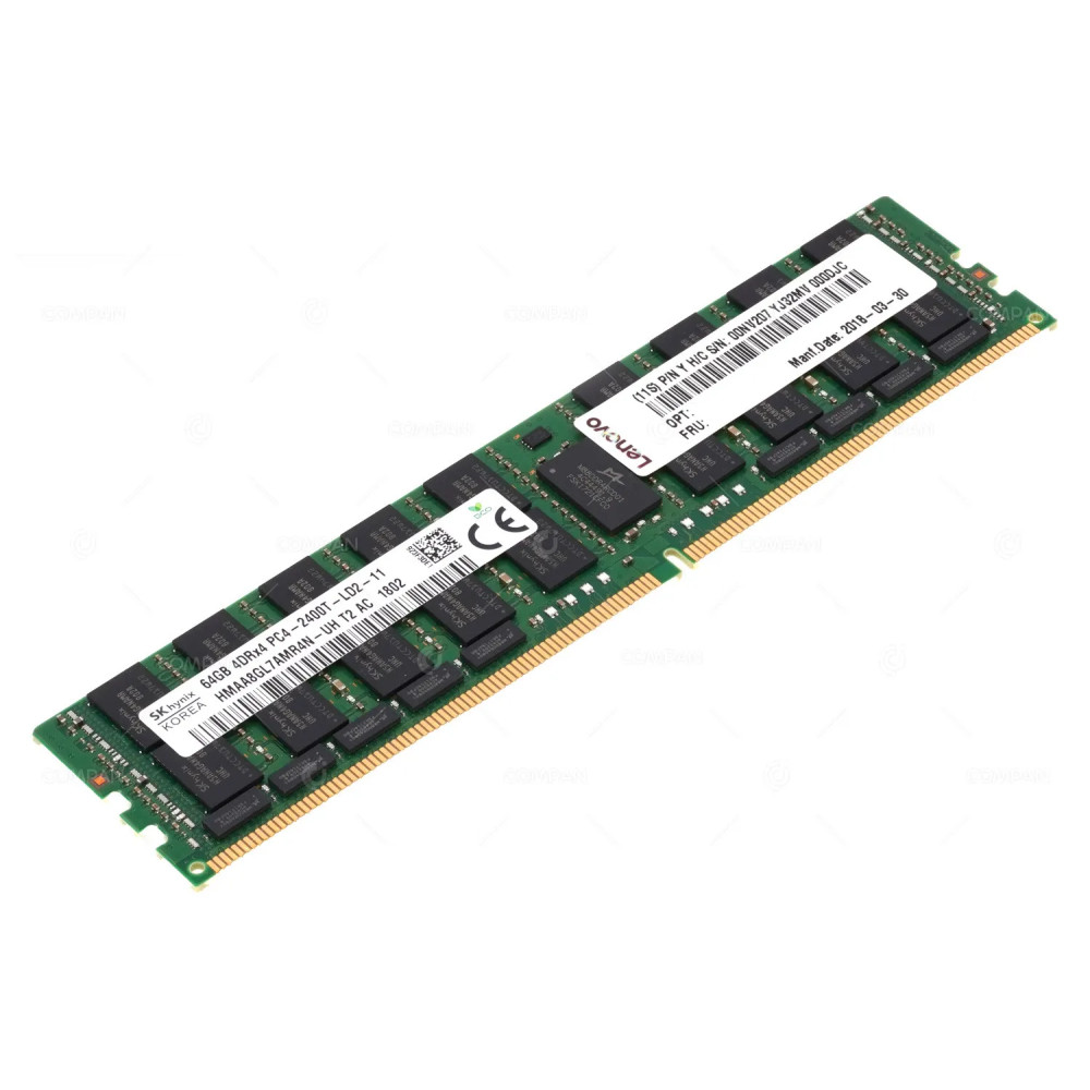 00NV207  LENOVO MEMORY 64GB 4DRX4 PC4 21300 DDR4 2666