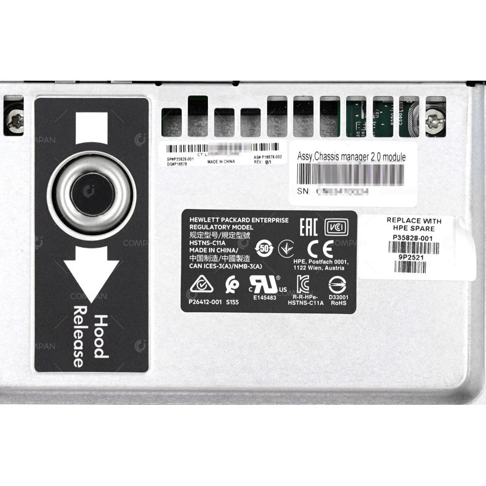 P35828-001  HP CHASSIS MANAGER 2.0 CONTROLLER MODULE FOR MOONSHOT 1500 2.0