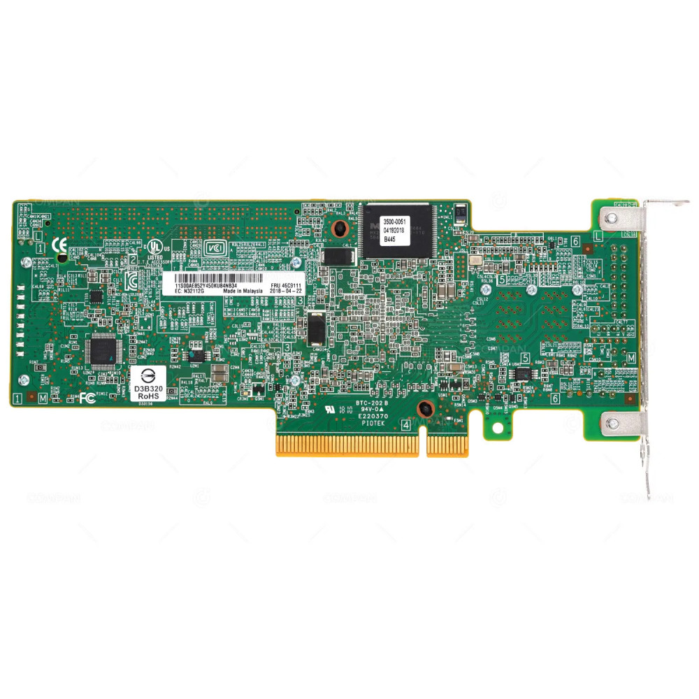 46C9111 LP  LENOVO M5210 SERVERAID 12G 8X SATA/SAS RAID CONTROLLER FOR X3550 X3650 X3750 M4/M5
