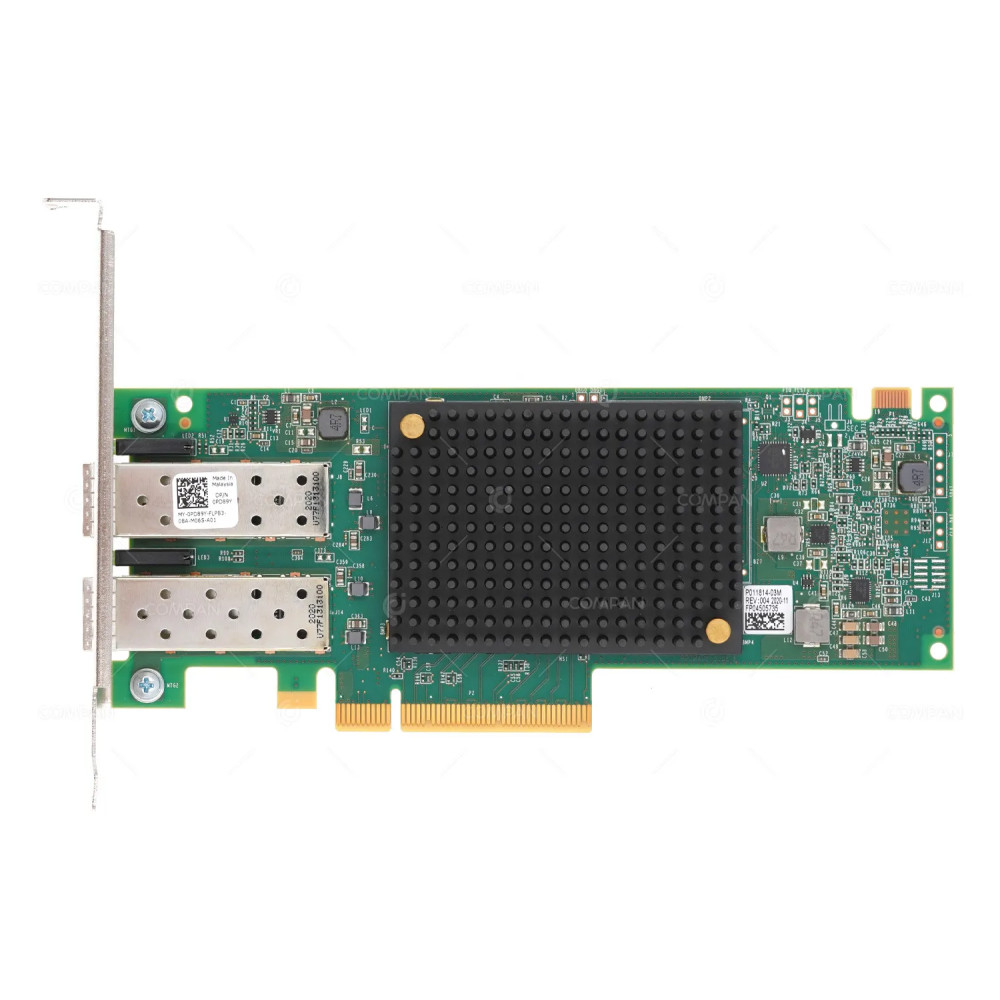 PD89Y  DELL EMULEX LPE35002 DUAL PORT 32G SFP28 FIBRE CHANNEL PCIE 4.0 X8 NETWORK ADAPTER FOR R640 R740 R740XD R840 R940