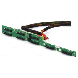 591203-001 HP BACKPLANE 8-BAY SAS HDD 2.5 SFF WITH POWER CABLE FOR PROLIANT DL580 DL585 DL980 G7 594765-001