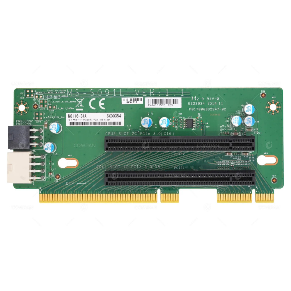 N8116-34A  NEC 2-SLOT 1X PCIE 3.0 X8 1X PCIE 3.0 X16 RISER CARD FOR EXPRESS 5800