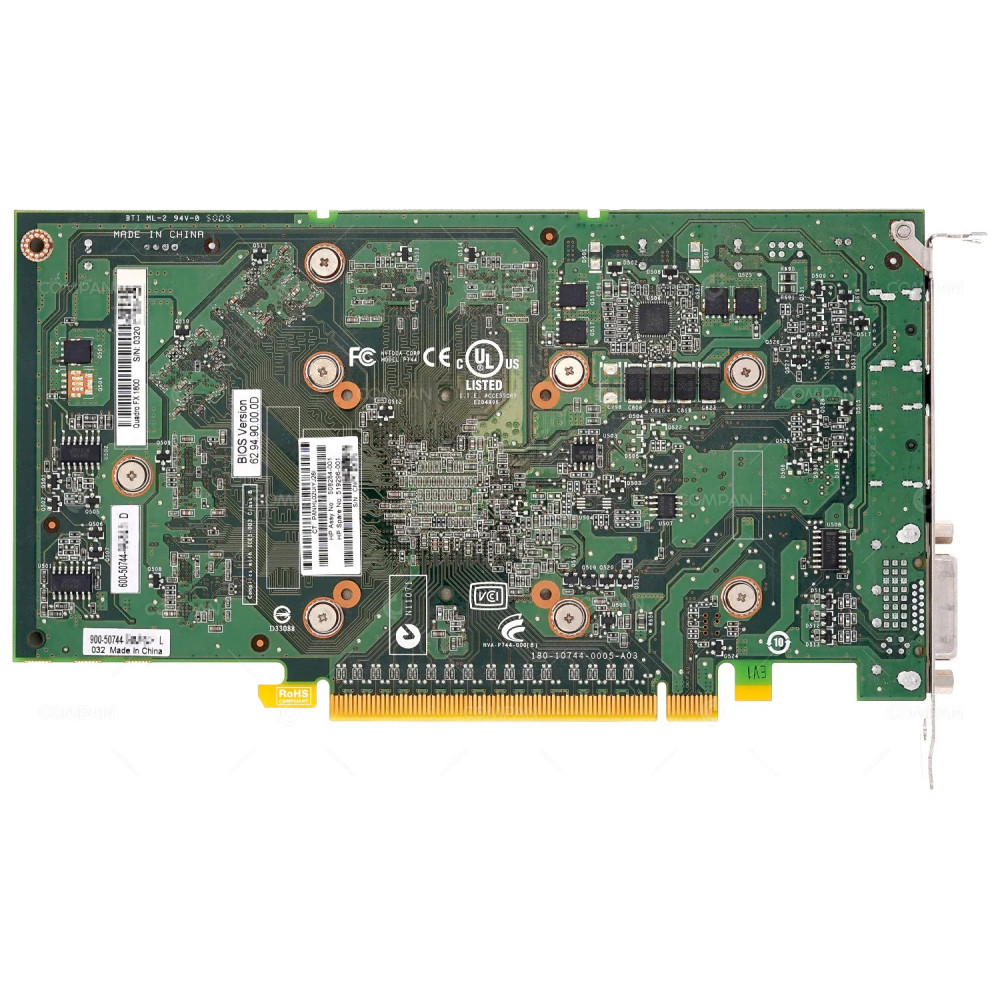 519296-001  HP NVIDIA QUADRO FX 1800 768MB GDDR3 PCIE 2.0 X16 GPU GRAPHICS ACCELERATOR