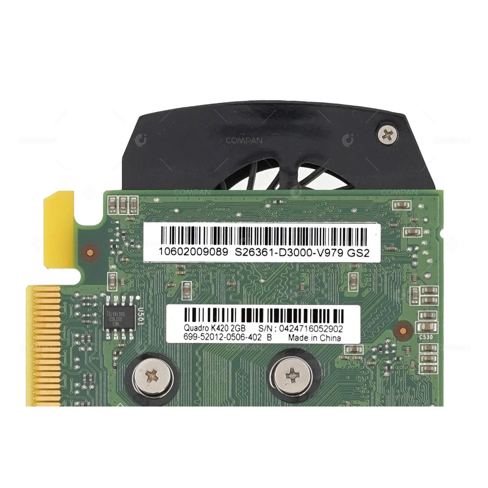 S26361-D3000-V979  FUJITSU NVIDIA QUADRO K420 2GB GDDR3 1 PORT DVI 1 DISPLAYPORT GRAPHICS CARD