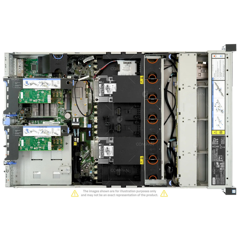 LENOVO ThinkSystem SR650 8LFF 2x Xeon Gold 6148 512 GB RAM Rails