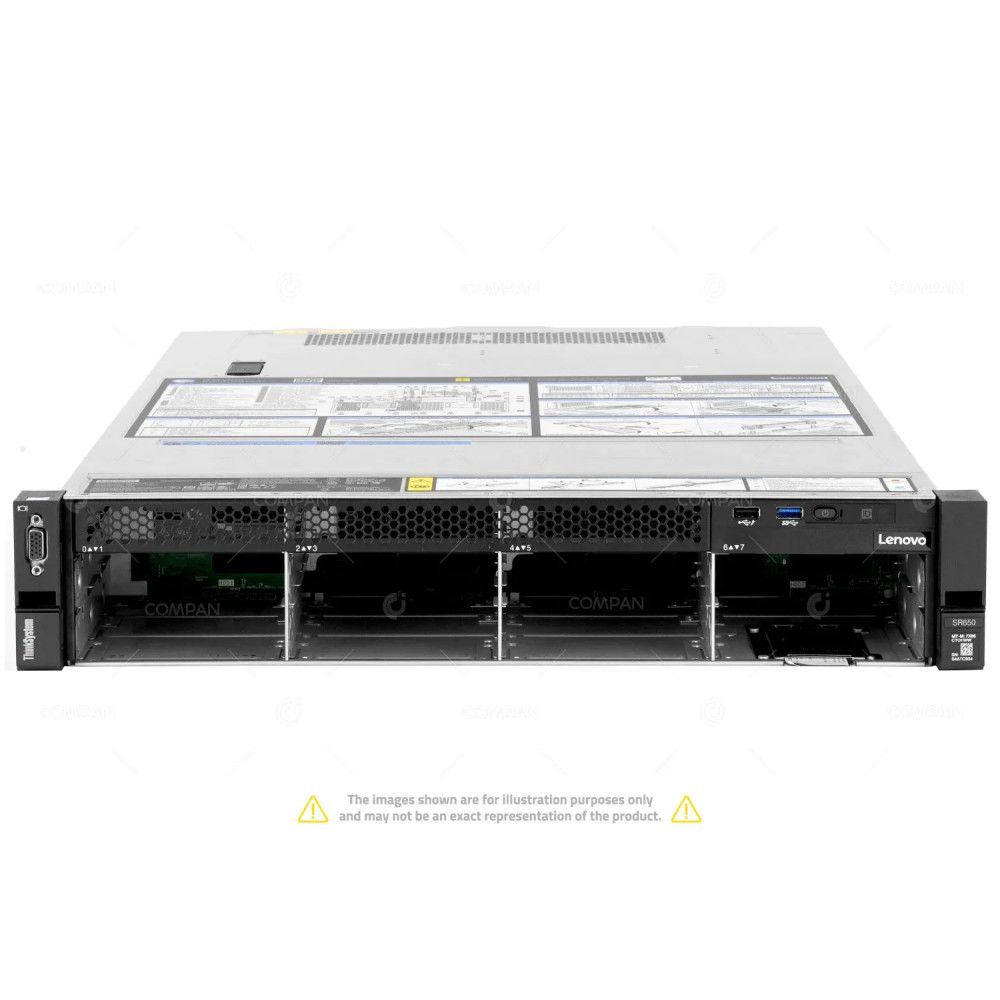 LENOVO ThinkSystem SR650 8LFF 2x Xeon Gold 6152 384 GB RAM Rails