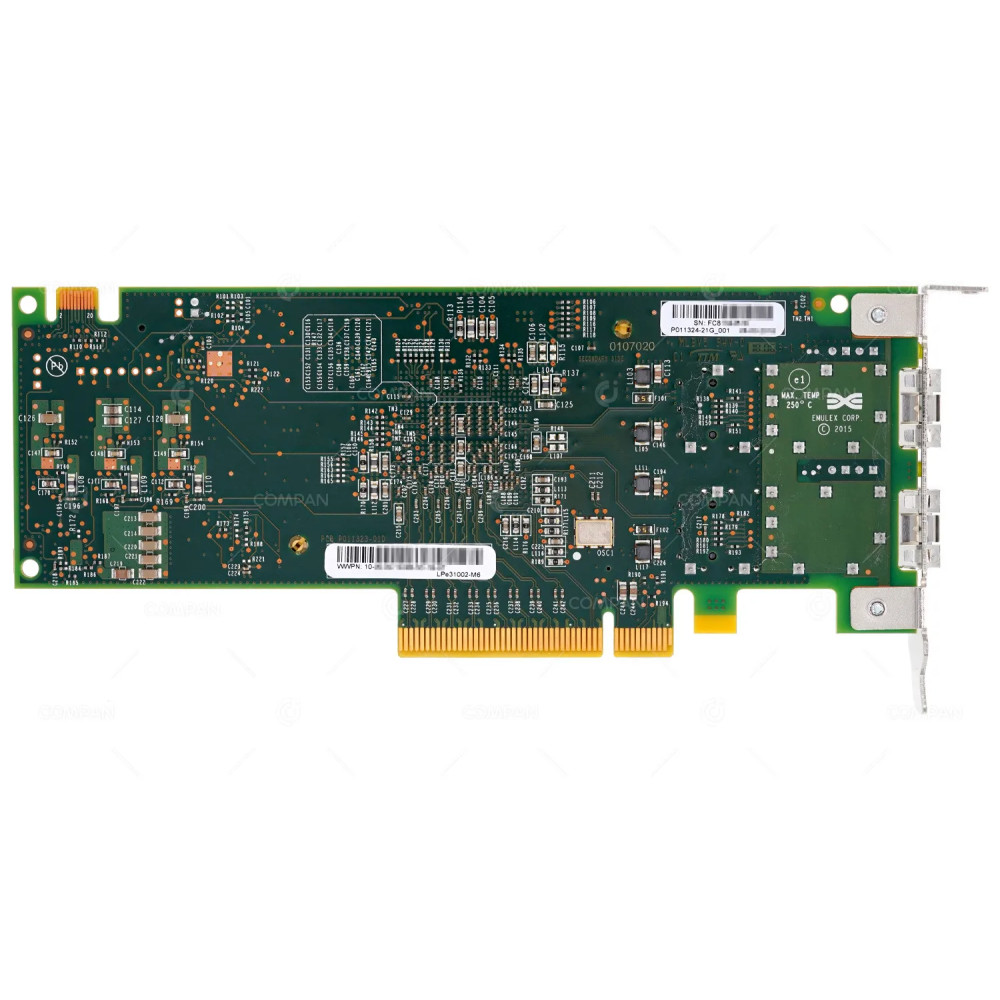 P011324-21G LP  EMULEX LPE31002 DUAL PORT 32GB SFP+ FC PCIE HOST BUS ADAPTER
