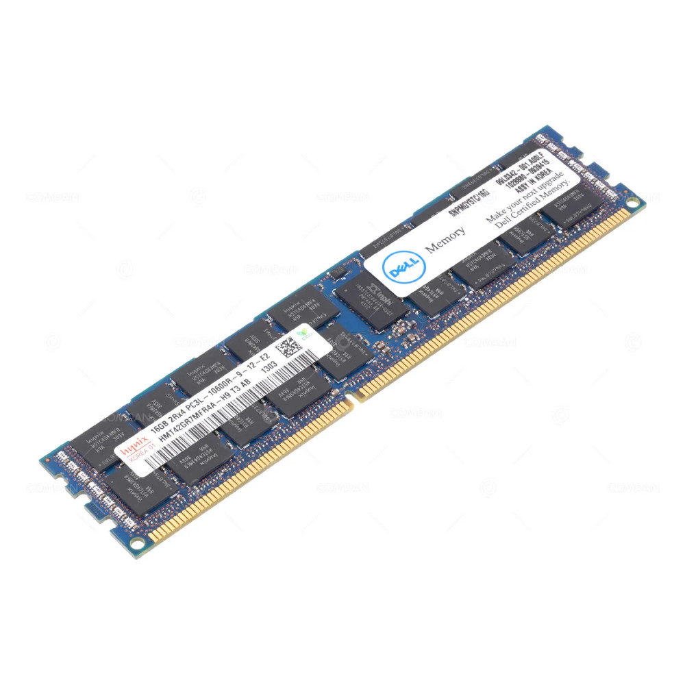 SNPMGY5TC-16G  DELL DDR3 16GB 2RX4 PC3L-10600 1333MHZ RDIMM  CL9
