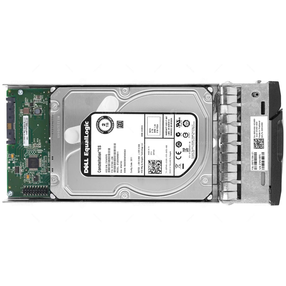 2P4N9 DELL HDD 2TB 7.2K SATA 6G 3.5" LFF FOR EQUALLOGIC PS4000 PS5000 PS6000