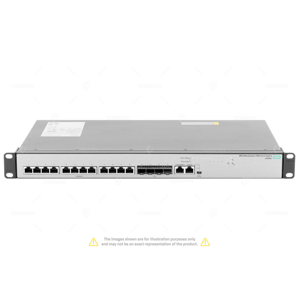 HPE OfficeConnect JH295A 12x RJ-45 10Gb 4x SFP+ 10Gb Ethernet Switch