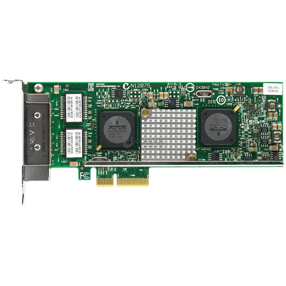 N2XX-ABPCI03-M3 CISCO UCS 10/100BASE-T/1GB NIC CARD LOW PROFILE