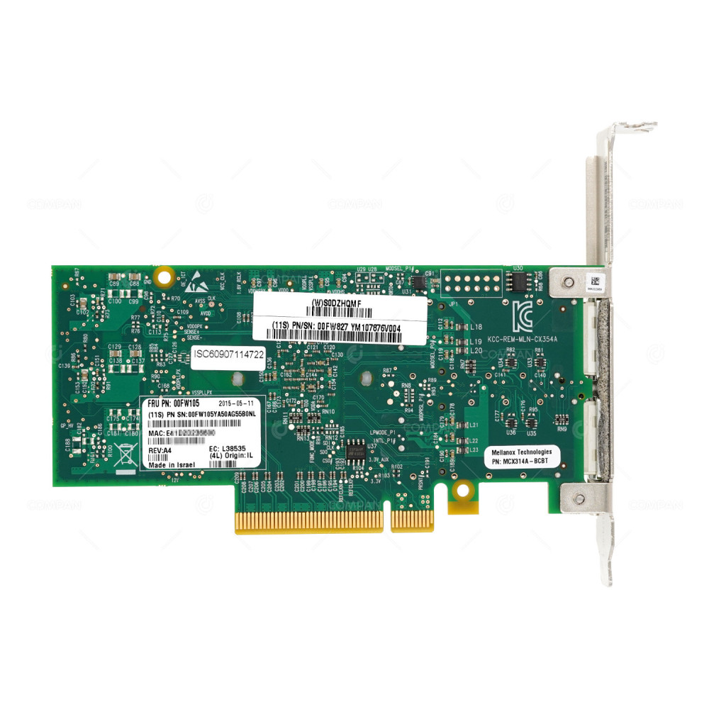 EC3B IBM DUAL PORT 40GBE QSFP+ NIC ROCE PCIE3 ADAPTER