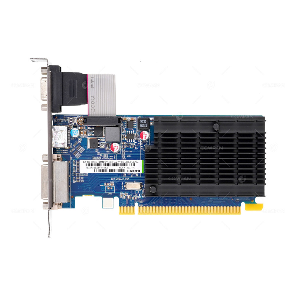 299-3E164-040SA  SAPPHIRE RADEON GRAPHICS CARD 1GB DDR3 PCI EXPRESS 3.0