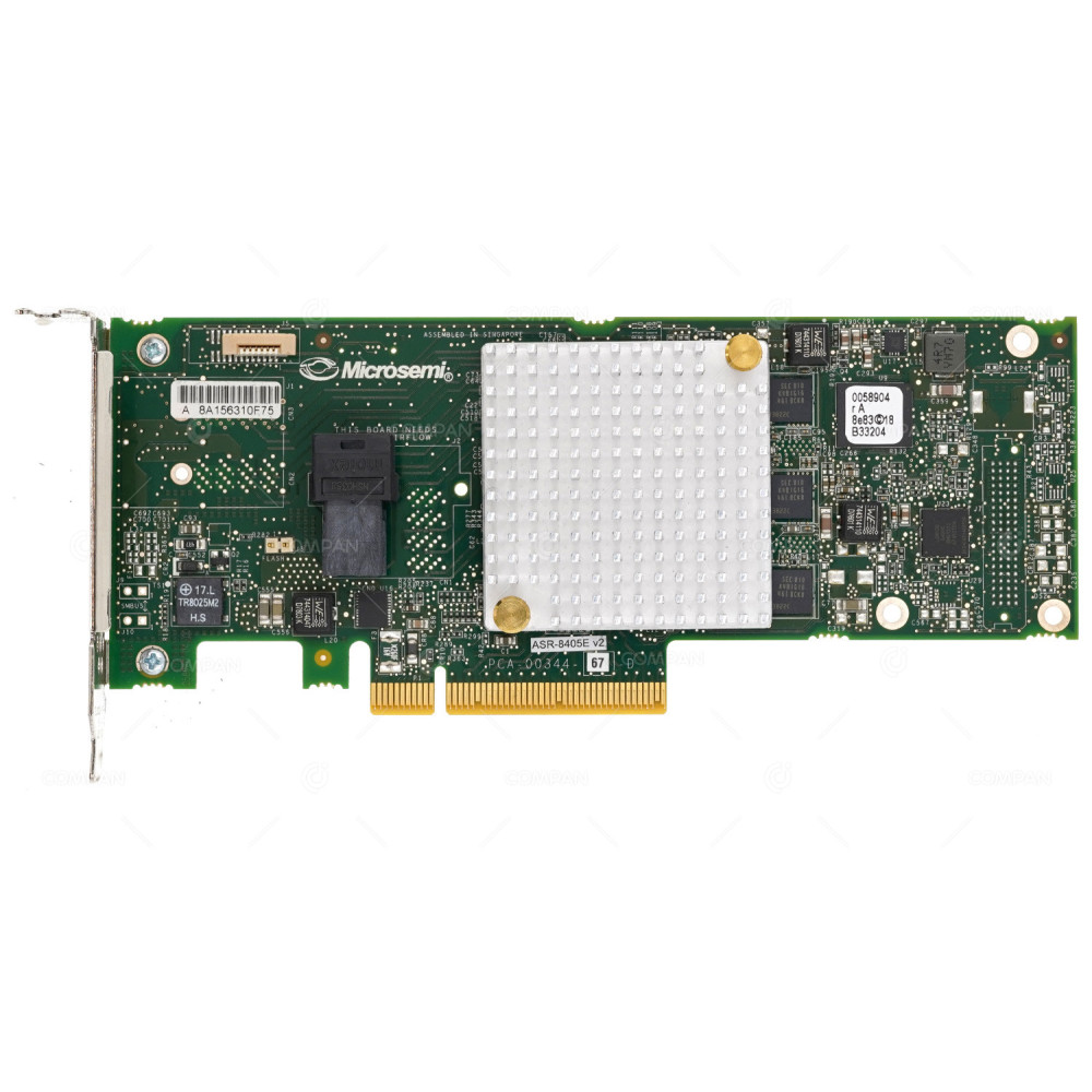 ASR-8405E LP  MICROSEMI ADAPTEC 12G SAS PCIE 3.0 X8 512MB CACHE RAID CONTROLLER FOR THOMAS KRENN RI2208