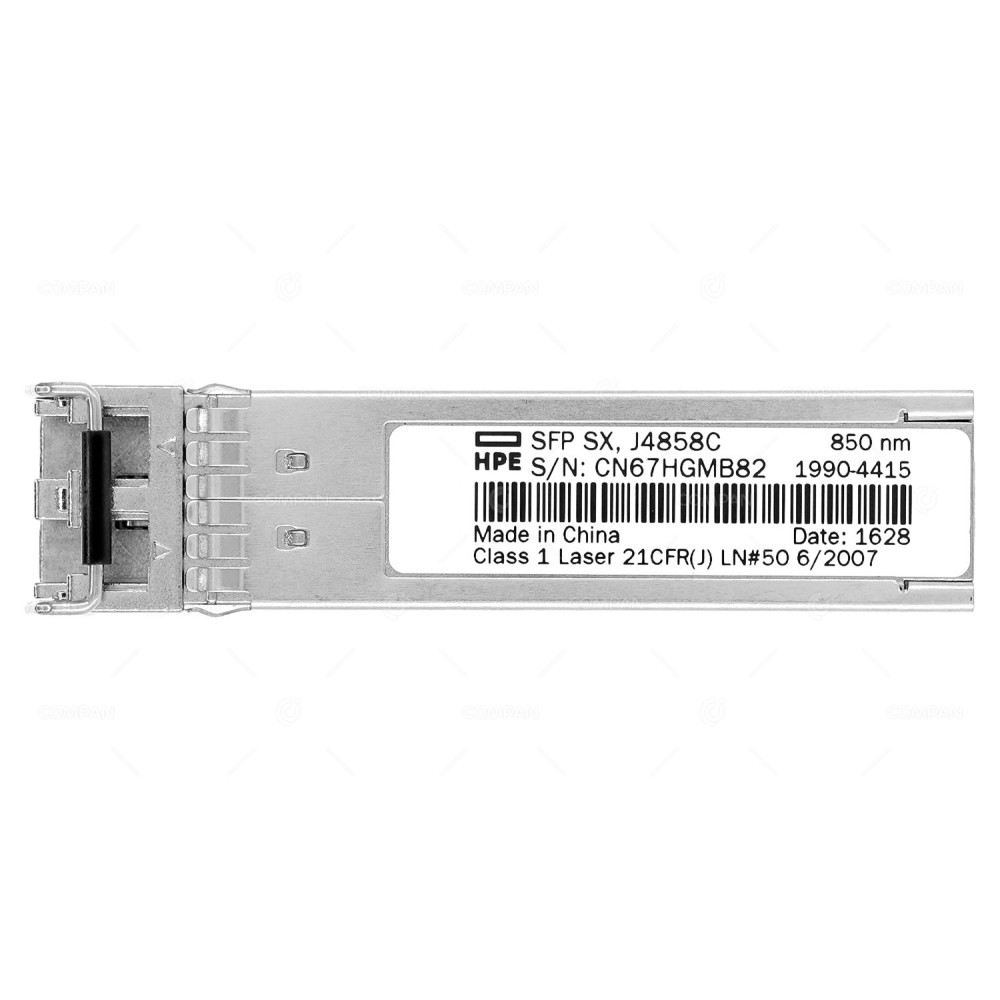 J4858C NEW  HPE OPTICAL TRANCEIVER MODULE X121 1000BASE-SX SFP MMF LC 850NM 550M