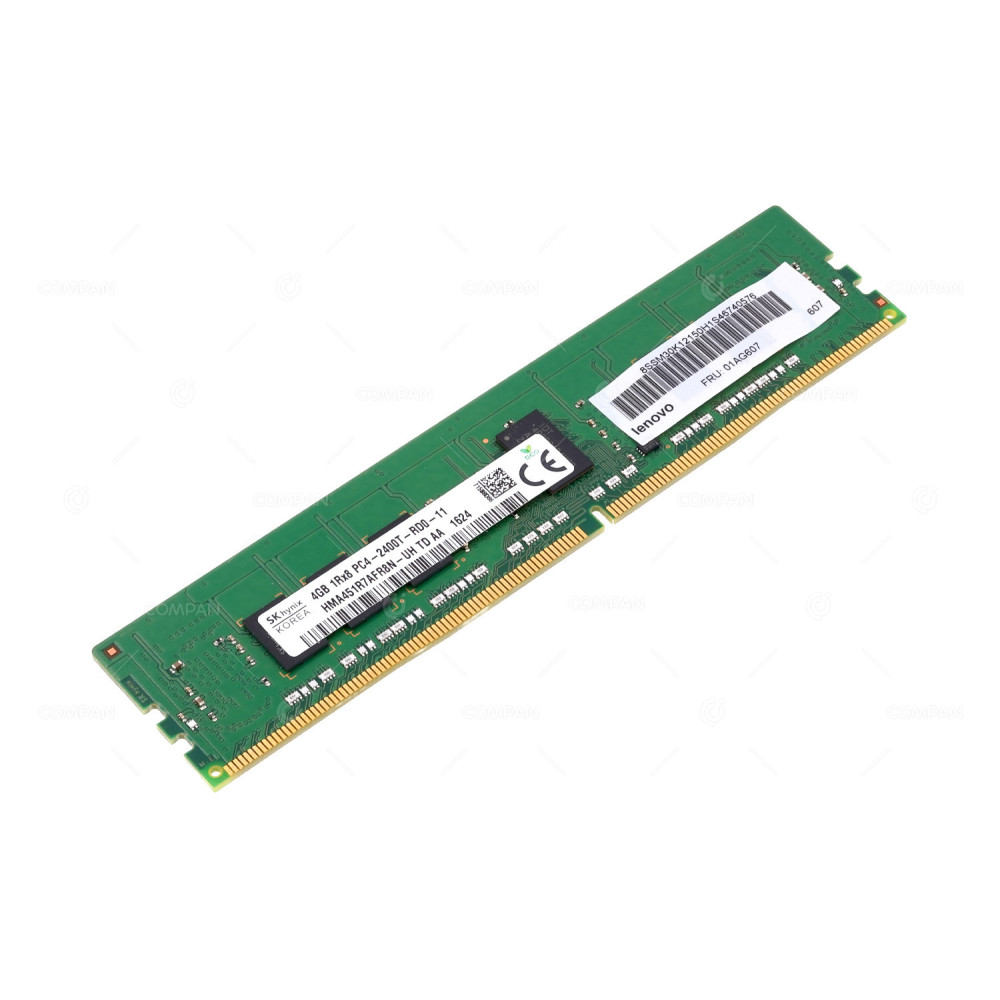 01AG607  LENOVO MEMORY 4GB 1RX8 PC4 2400T DDR4 19200T