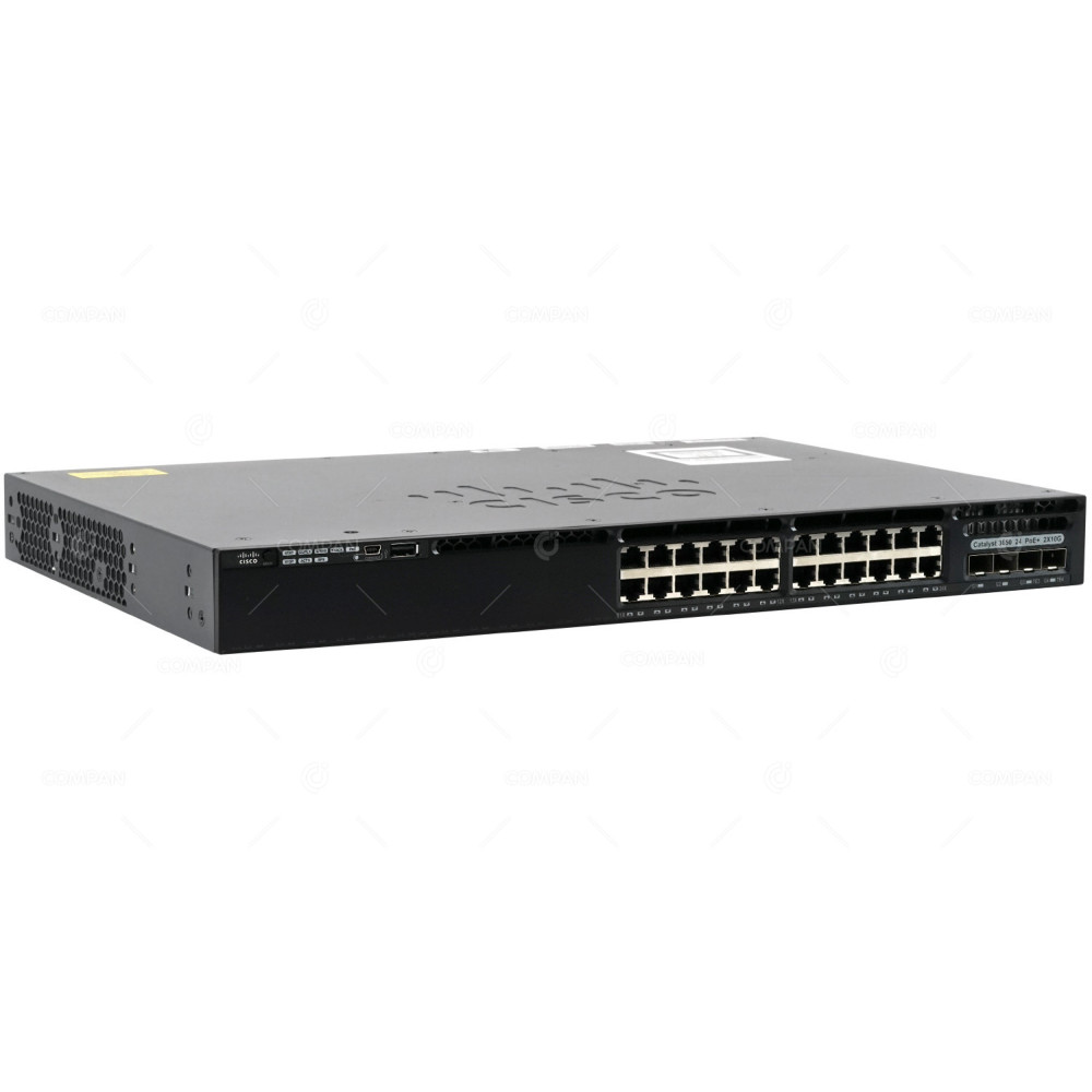Cisco WS-C3650-24PDM-S 24x RJ-45 1Gb 2x SFP 1Gb 2x SFP+ 10Gb LANBASE PoE Switch