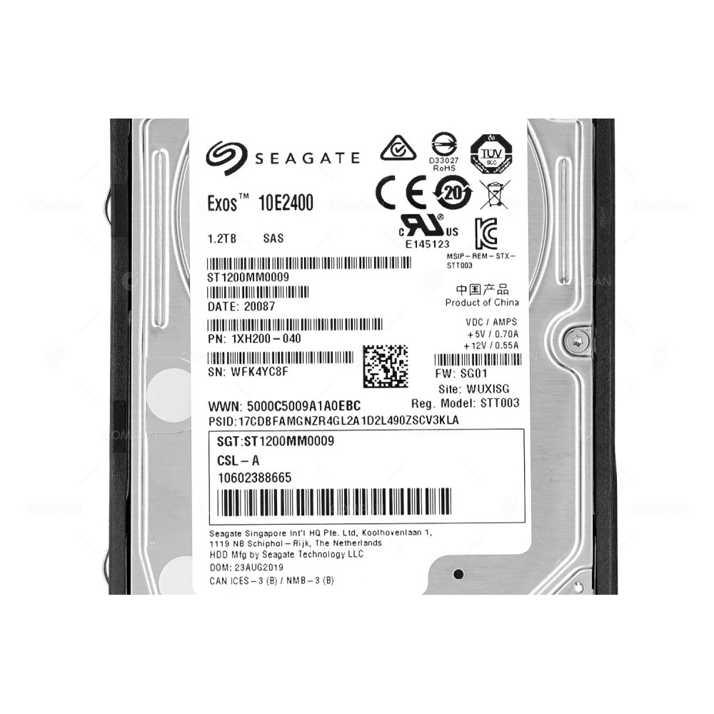 10602388665  FUJITSU HDD 1.2TB 10K SAS 12G 2.5" SFF FOR FUJITSU PRIMERGY