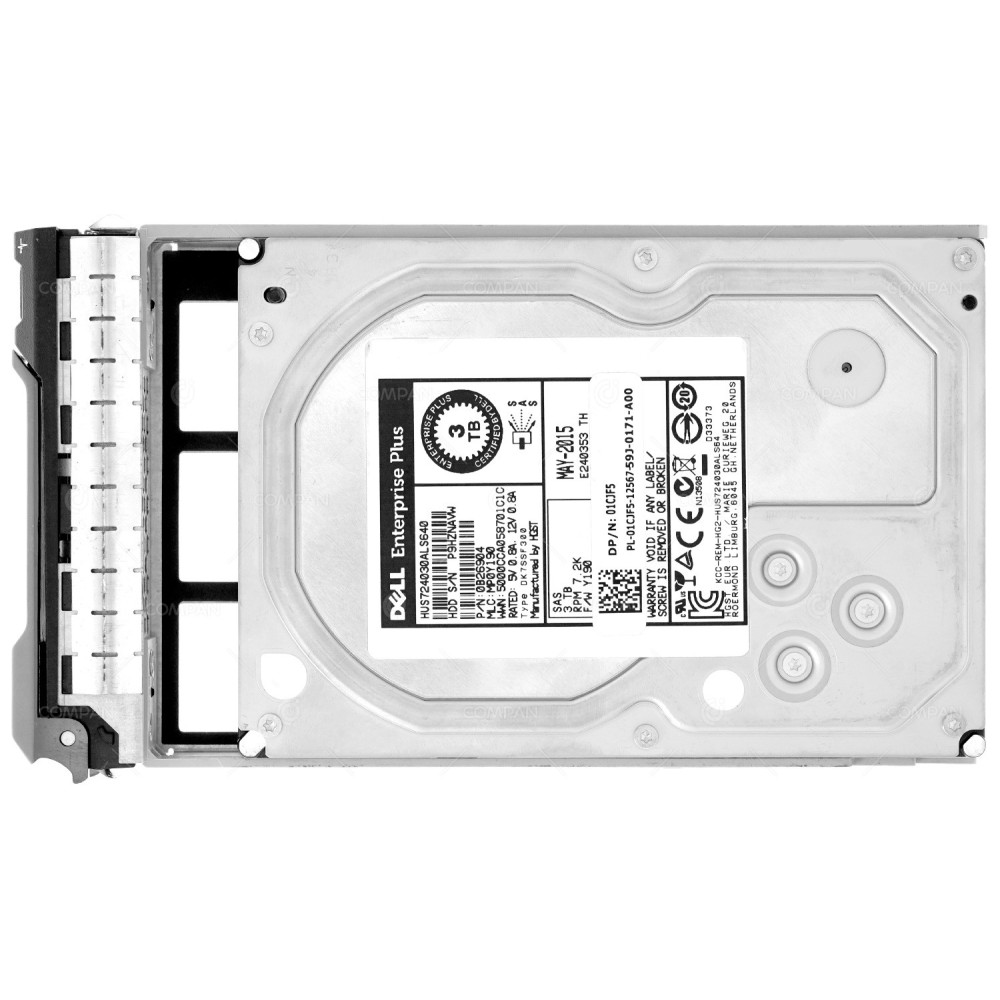 1CJF5  DELL HDD 3TB 7.2K SAS 6G 3.5" LFF FOR DELL POWERVAULT M-SERIES