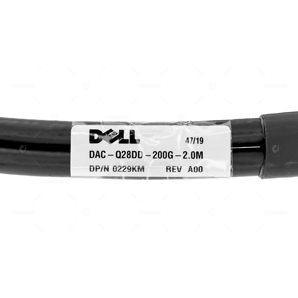 229KM  DELL DAC-Q28DD-200G 2M QSFP 200GB CABLE