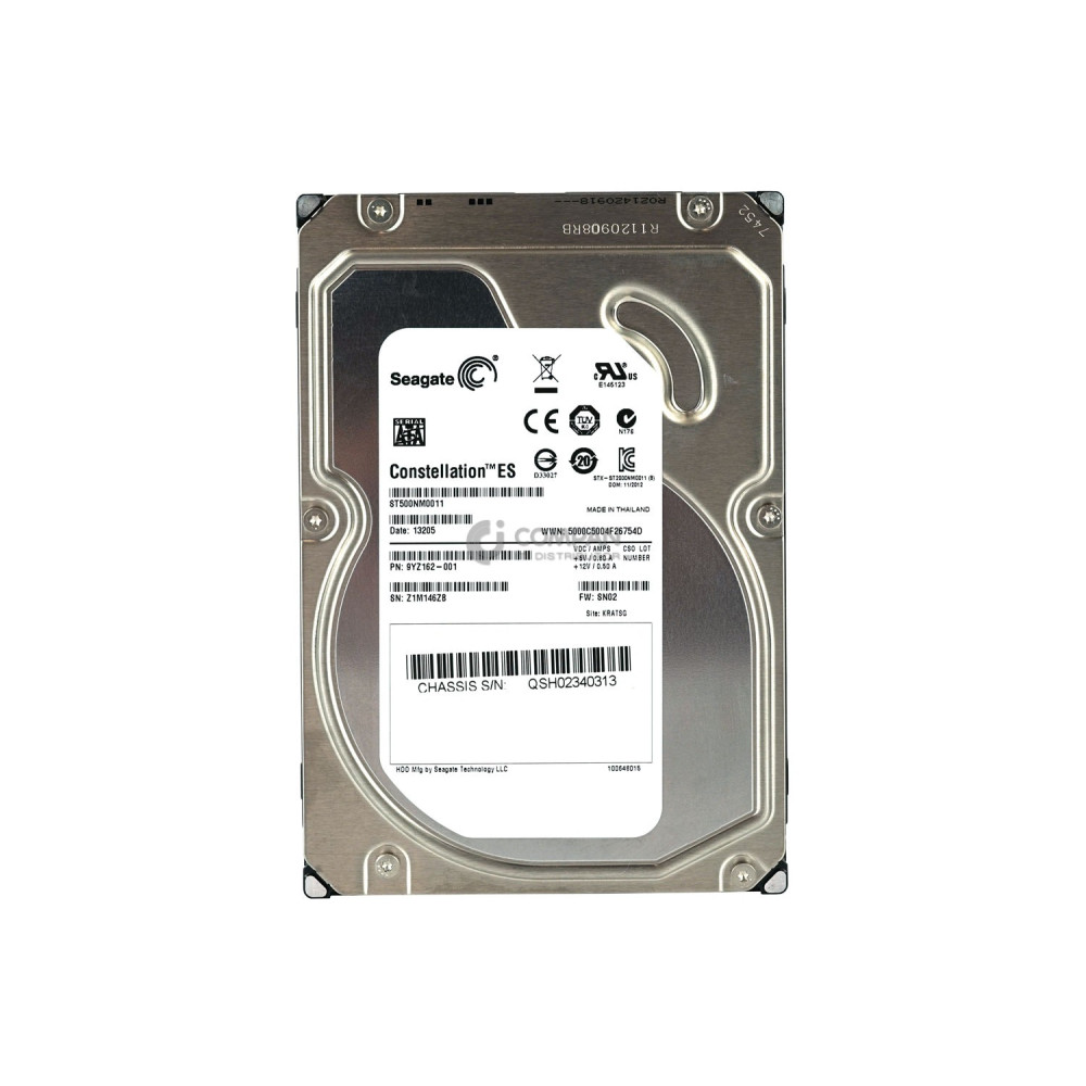 ST500NM0011 SEAGATE 500GB 7.2K 6G SATA 3.5 LFF