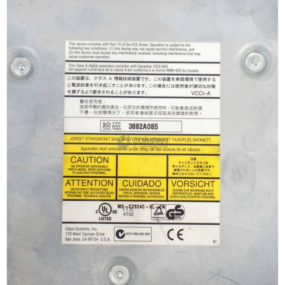 CISCO CATALYST 22PORT 10/100 + 2 PORT 100BASE FX ETHERNET SWITCH