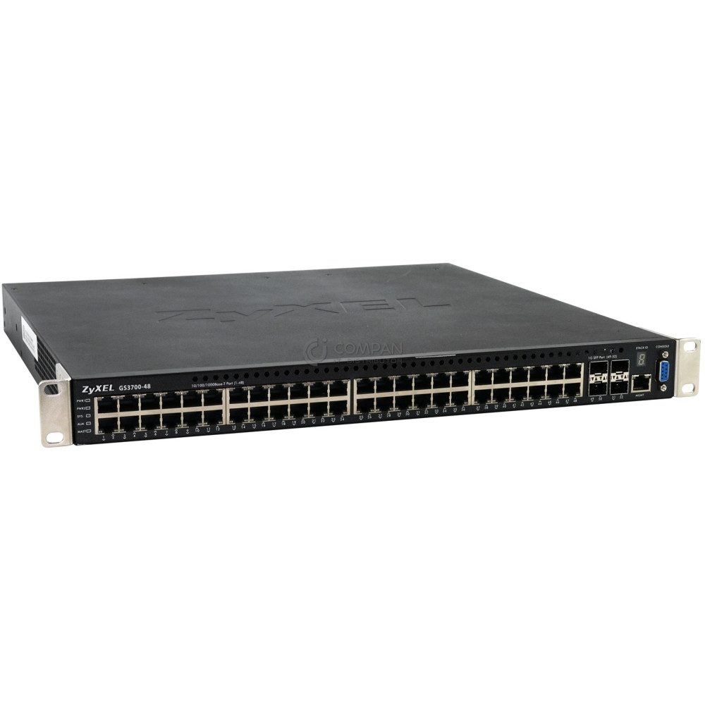 GS3700-48 ZYXEL GS3700-48 48-PORT GIGABIT ETHERNET 4-PORT 1GB SFP SWITCH