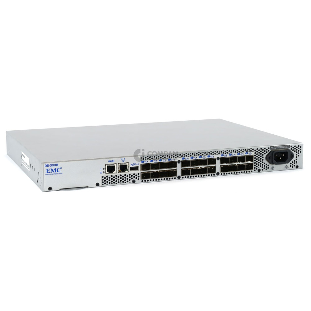 100-652-541 EMC BROCADE DS-300B 24-PORT 8GB FIBRE CHANNEL 24-PORTS ACTIVE SWITCH  80-1001610-03