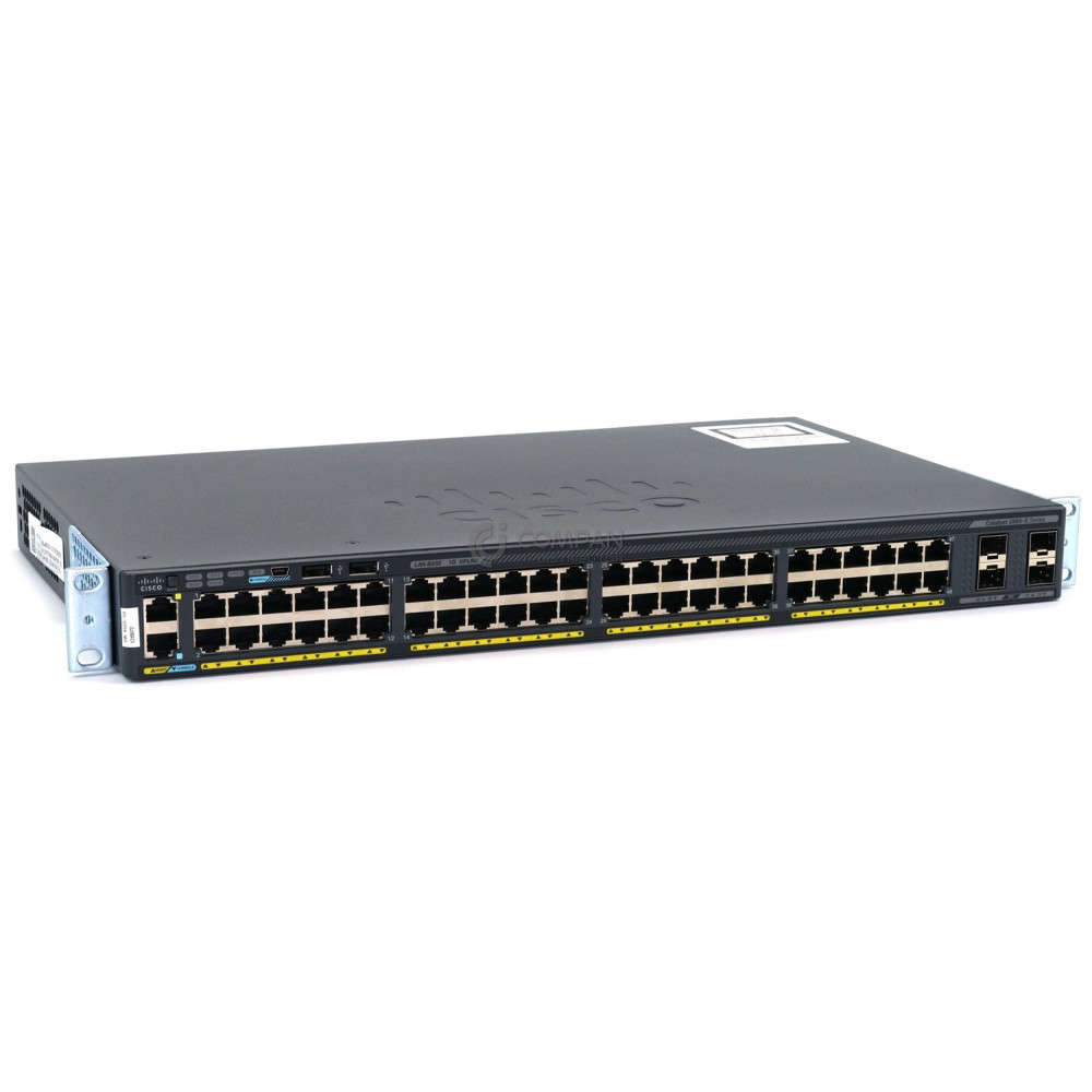 WS-C2960X-48TS-L CISCO CATALYST 2960-X 48-PORT 1GB ETHERNET 4-PORT 1GB SFP SWITCH WS-C2960X-48TS-L -