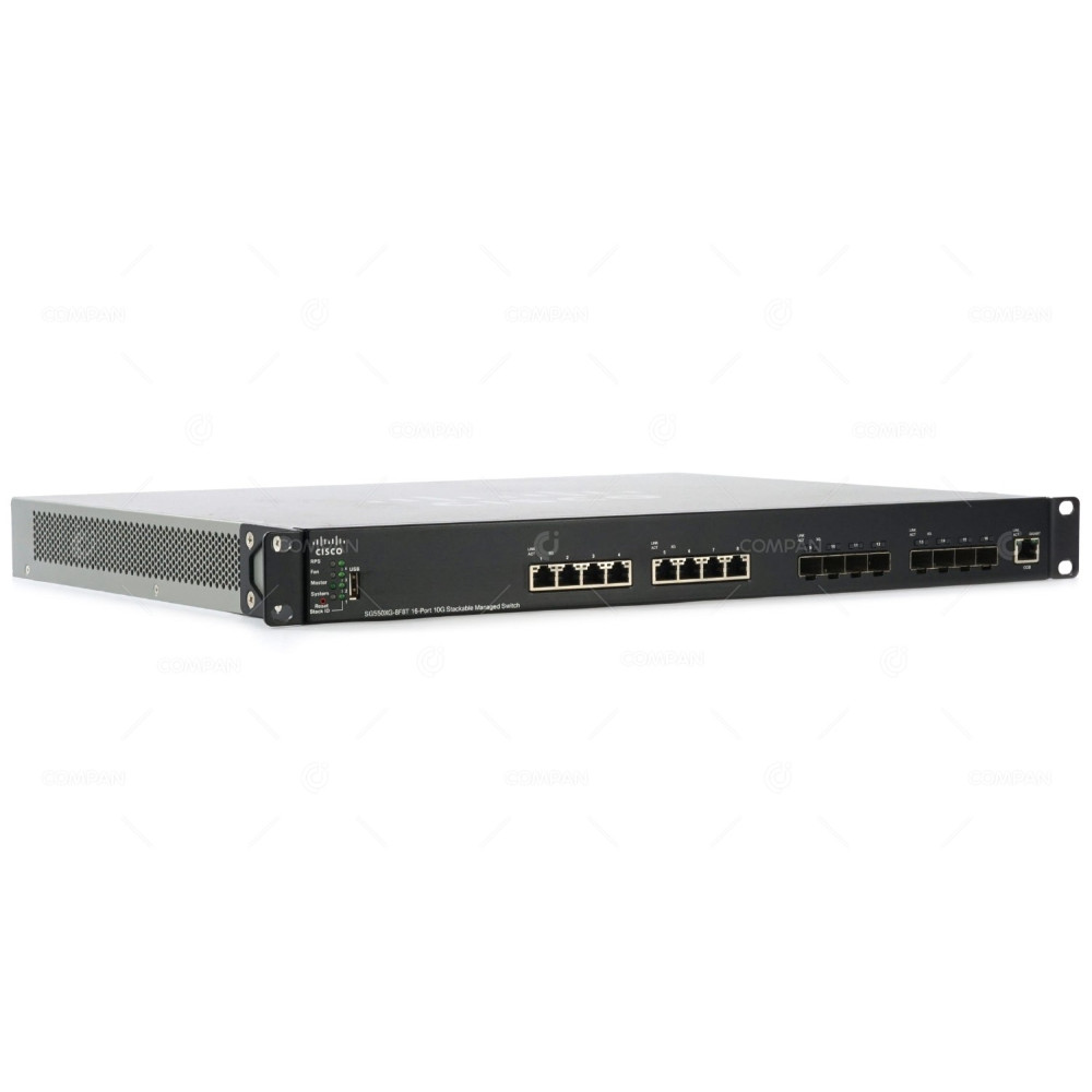 SG550XG-8F8T-K9 CISCO 8PORT RJ45 10GB 8PORT SFP+ 10GB MANAGED ETHERNET SWITCH