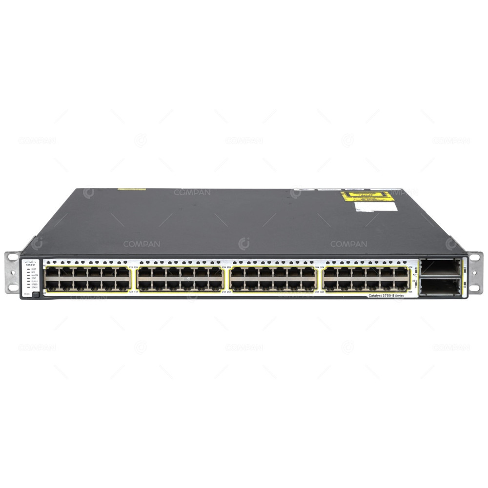 WS-C3750E-48TD-S CISCO CATALYST 3750 E SERIES 48 PORT 1GB ETHERNET 2 PORT 10GB X2 SWITCH  -