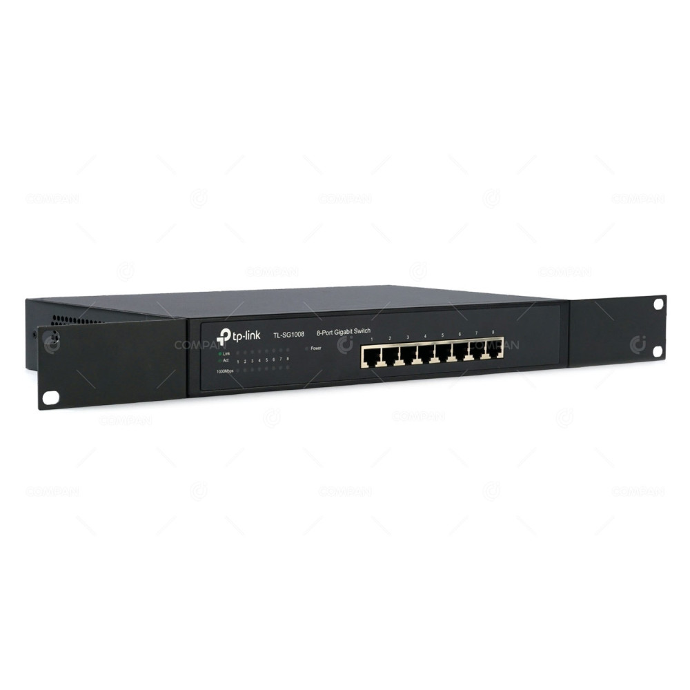 TL-SG1008 TP-LINK 8 PORT 1GB GIGABIT RJ-45 UNMANAGED SWITCH