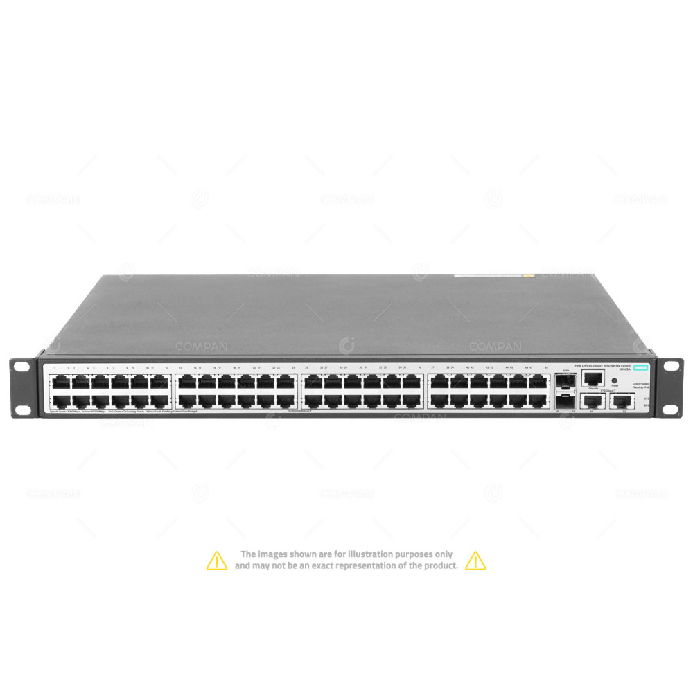 HPE JG963A 48x RJ-45 1Gb 2x RJ-45 10Gb 2x SFP+ 10Gb Power over Ethernet Switch