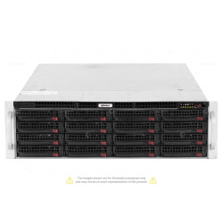 Supermicro 6039P-E1CR16H 2x Xeon Gold 6136 256GB RAM WITH DRIVE TRAYS