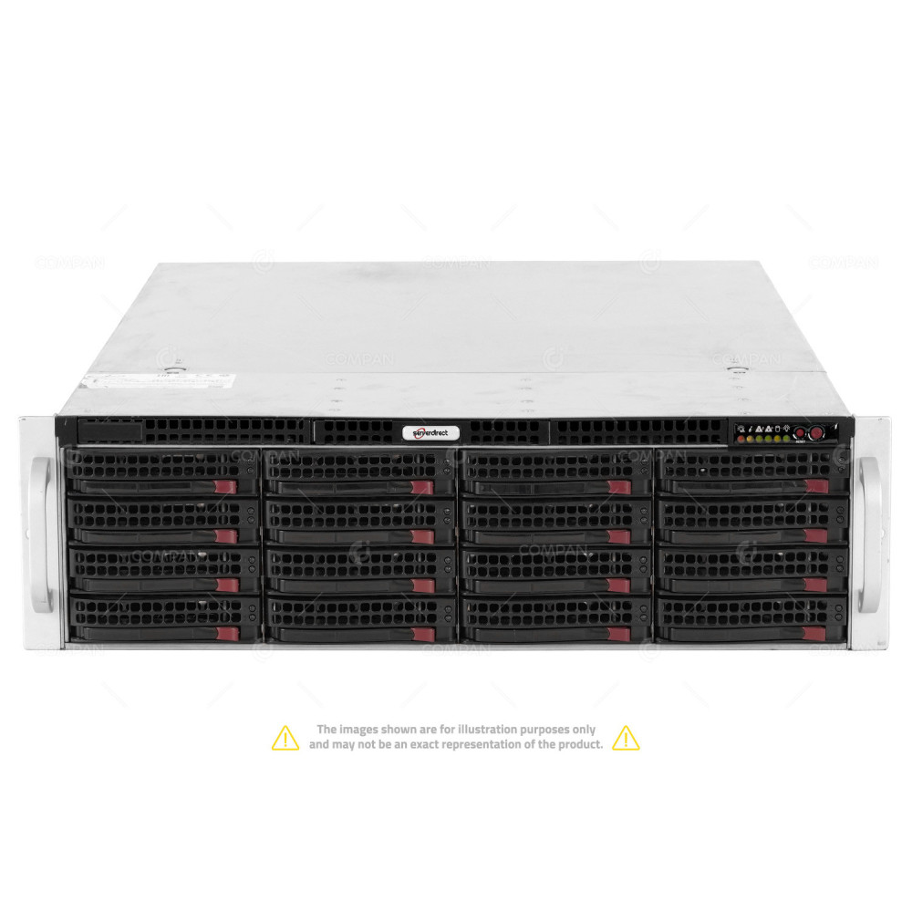 Supermicro 6039P-E1CR16H 2x Xeon Gold 6148 384GB RAM 16x 10TB 2x 800GB SSD